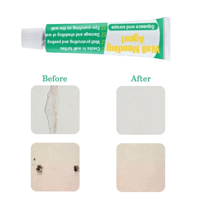 1PC 20ML Wall Mending Agent Wall Repair Cream Quick-drying Wall Crack Nail Repair Agent Wall Peeling Graffiti Gap Repair Paste