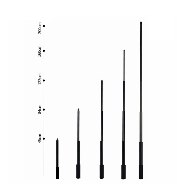 2m Extension Rod Selfie Stick Aluminum Alloy for Sjcam Xiaomi Yi 4K Insta 360 One X Monopod Panorama Camera Accessories