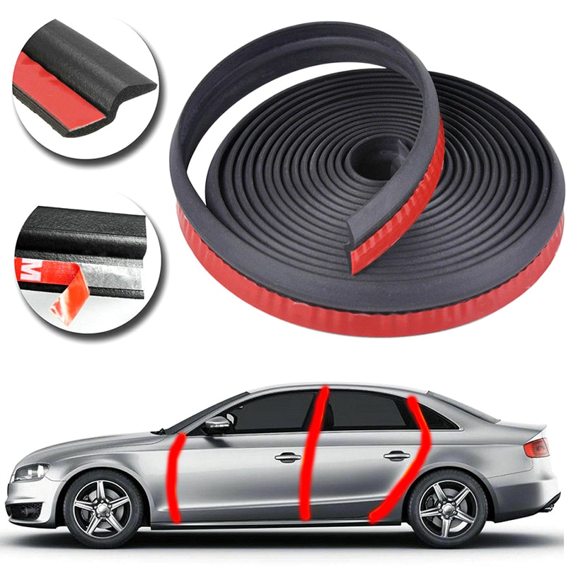 1/4/6m bildörrstätningslist falslist ljud auto gummikantlist ljudisolering 4 meter z typ dörrtätning bildörr