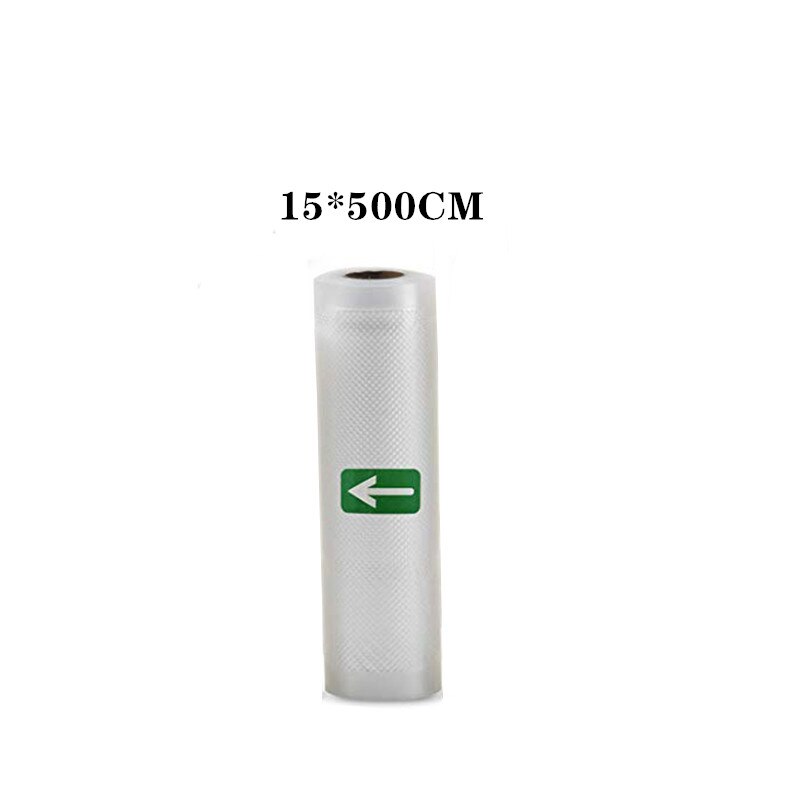 Küche Lebensmittel Vakuum Tasche Staubsauger Taschen Lagerung Taschen für Versiegelung Verpackung Rollen 12/15/20/25/28cm * 500cm Zu Halten Lebensmittel Frisch: ZKJ02-15x500cm