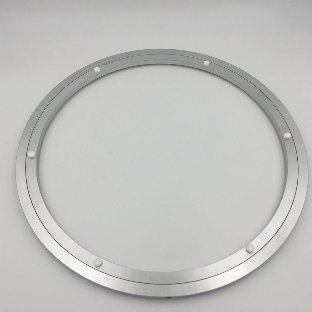 Accueil plaque tournante pratique roulement rond lisse matériel Durable plaques pivotantes rotatives réduire le bruit Table alliage d'aluminium
