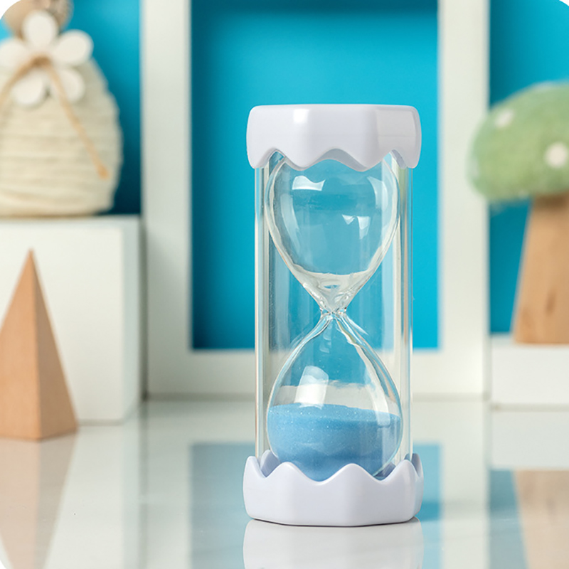 Lovely 30 Minutes Sand HourglassTimer Clock For Kit Study Using, Table Home Decor,Hourglass Timer Children: Blue