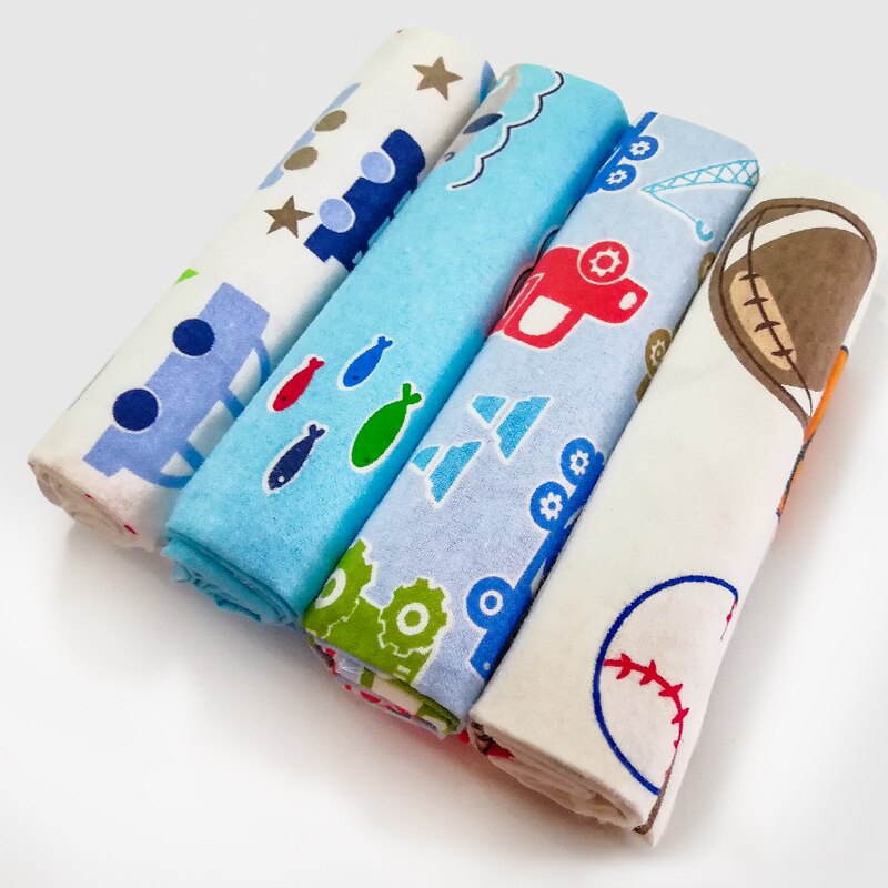 4 Stks/pak 100% Katoen Ontvangen Baby Deken Pasgeboren Super Zachte Inbakeren Wrap Deken 76x100cm