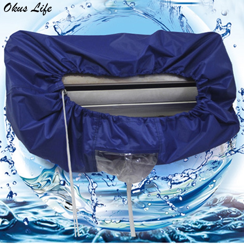 Di grandi dimensioni 320X50 cm Rivestimenti per condizionatori d'aria di Pulizia Impermeabile anti Polvere di Lavaggio Della Copertura A Parete 1.5-3 p aria Condi antipolvere Coperture