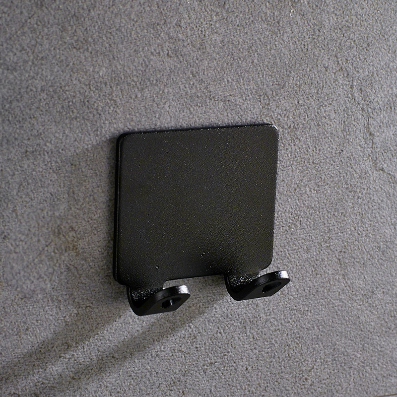 1/2/3Pcs Punch Gratis Scheermes Houder Opslag Haak Muur Mannen Scheren Scheerapparaat Plank Badkamer Scheermes Rack muur Badkamer Accessoires: 1pc black