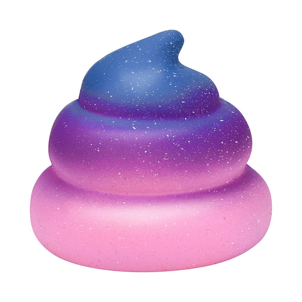 Fun Galaxy Poo Scented Squishy Charm Slow Rising Stress Reliever Toy Decompression Toys For Children W510