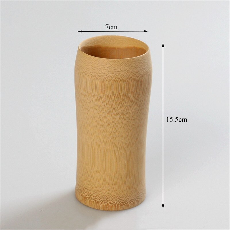 Natural Bamboo Tea Cups Beer Tumbler Office Coffee Wine Milk Cup Kitchen Vintage Chinese Wood Water Cup Insulated Small: F