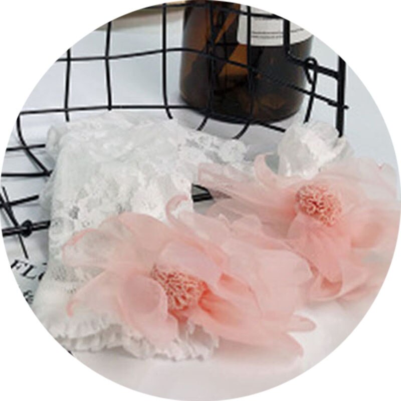 1-3Y Lace Flowers Baby Girls Socks Princess Summer Baby Lace Knee High Socks Girls Party Wedding Mesh Socks Soken Leg Warmer: Pink