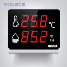 Factory Selling LED Thermometer Hygrometer Industrial Temperature Alarm External Probe LX905