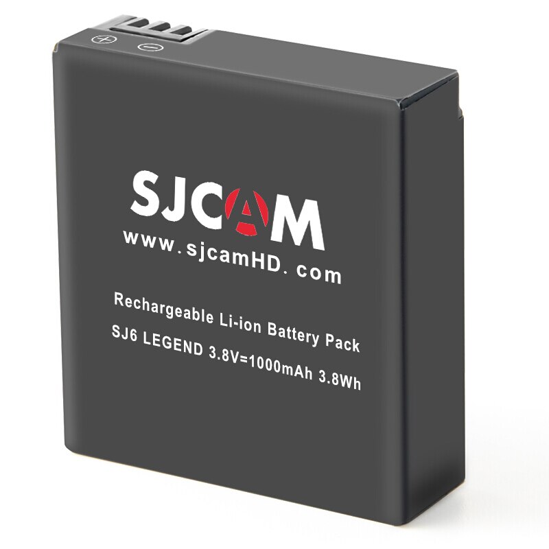 Sjcam SJ6 Legend Batterij 3.8V 1000Mah Oplaadbare Batterij + Dual Charger Voor Sjcam SJ6 Sport Actie Camera Accessoires batterij