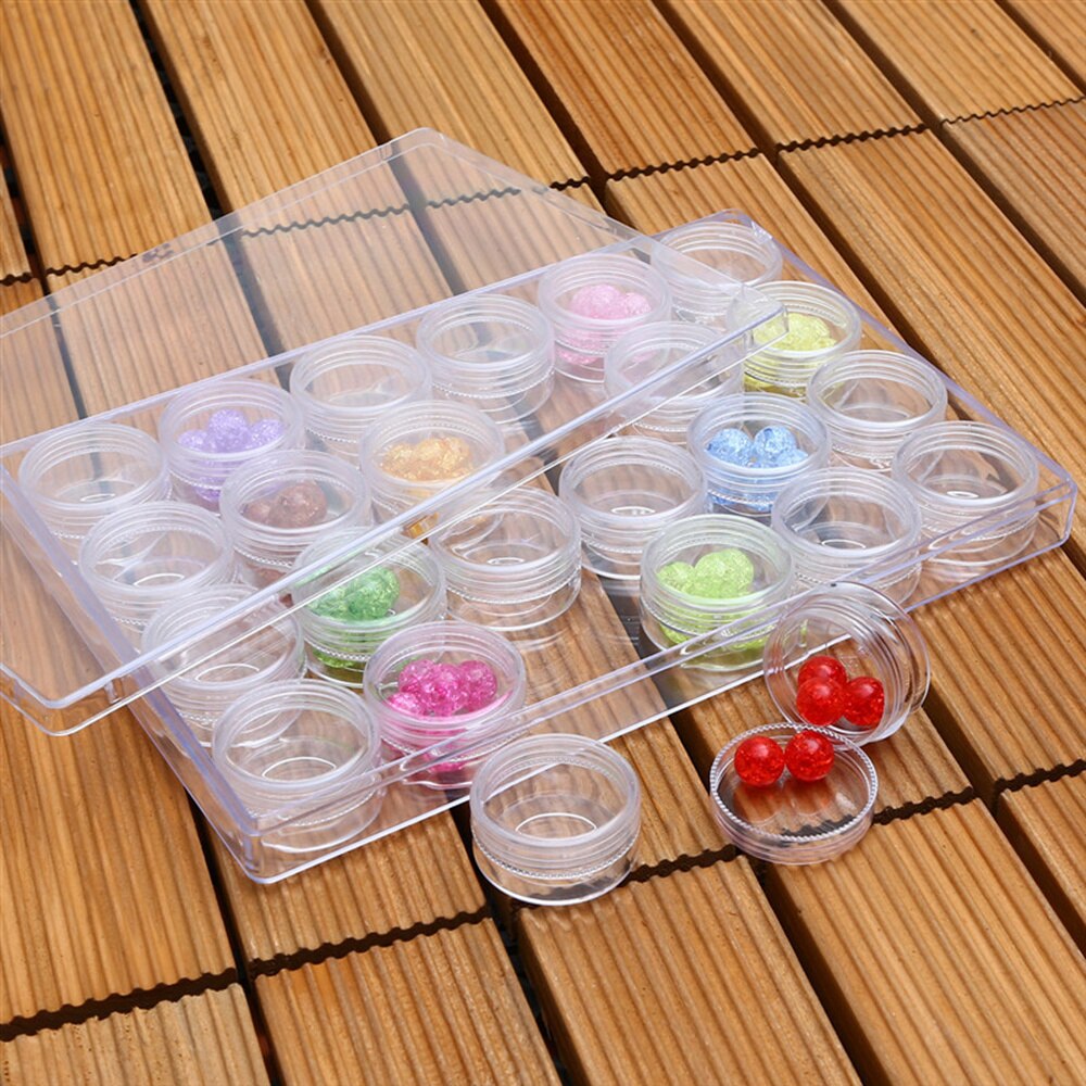 Boîte de rangement pour broderie diamant 3D, boîte de rangement pour peinture diamant, perles carrées ou rondes, perles et strass, outil, boîte à bijoux et médicaments