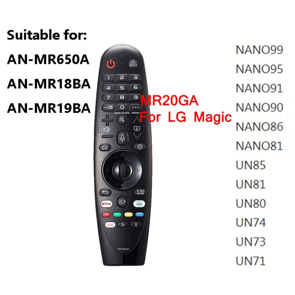Voice For LG Magic TV Remote Control AN-MR650A AN-MR18BA AN-MR19BA MR20GA Original 43UJ6500 43UK6300 UN8500 UM7600