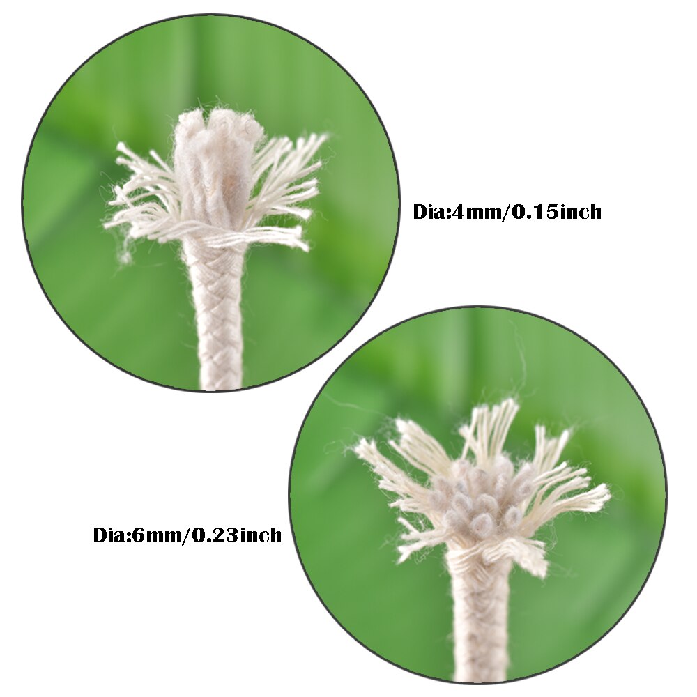 Cuerda de mecha de algodón para jardín, sistema de riego por goteo automático de liberación lenta, maceta para plantación de plantas en maceta, 4/6mm