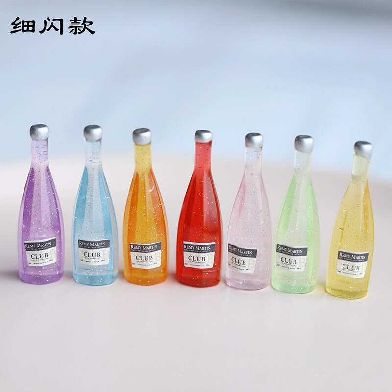 1/6 Scale Dollhouse Miniature Bottle Mini Coke Mineral Water Drink Pretend Play Food for blyth bjd barbies Kitchen Accessories: 7pcs style20