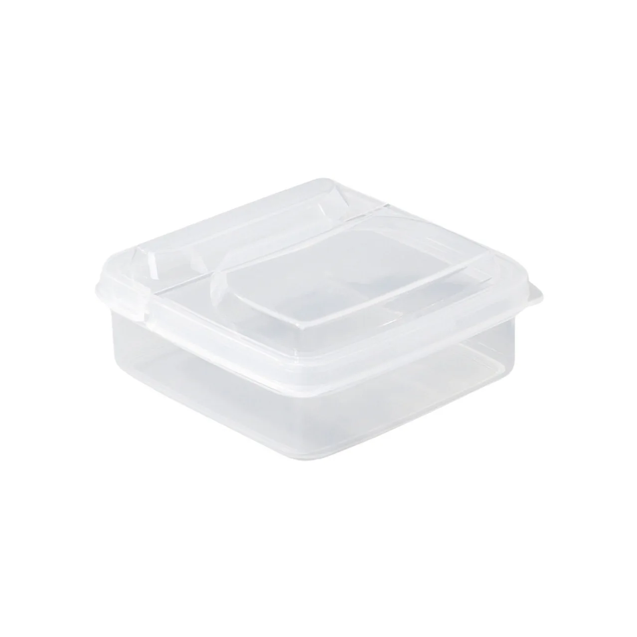 1PC Sliced Cheese Container for Fridge, Clear Plastic Butter Block Cheese Slice Storage Box with Flip Lid for Refrigerator Food: Default Title