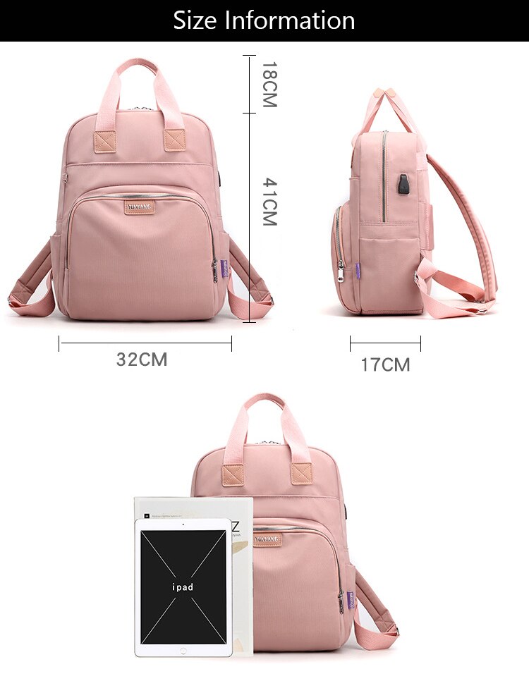 Sac à dos chargeur USB pour filles, hommes, femmes, voyage, cartable pour garçons et adolescents