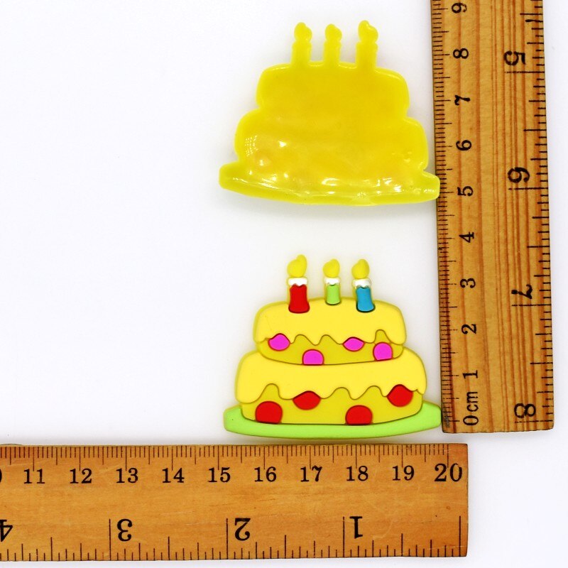 10 pcs DIY Big Size Birthday Cakes Cupcakes Ice Cream Lollipop Girls Women Handbag Schoolbag Clothes Stitch Sewing Patches