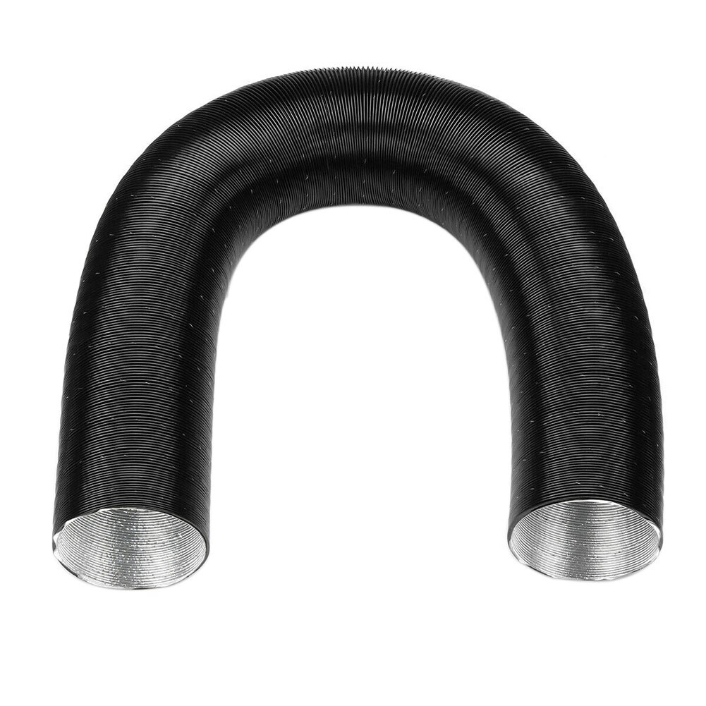 42/60/75 Mm Parking Aluminiumfolie Duct Warme Kachel Geïsoleerde Auto Rimpel Vervanging Deel Luchtinlaat Pijp accessoires Verbranding: 75mm