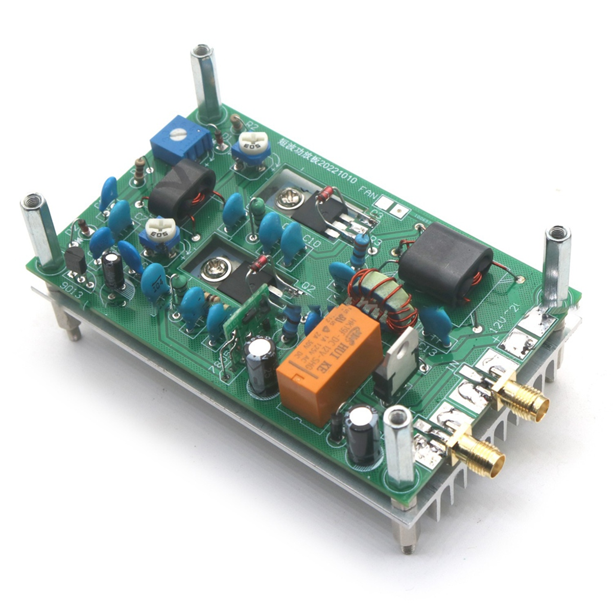 AB25 30W Kurzwellenverstärkerplatine 3-28MHz CW SSB Linearer HF-Leistungsverstärker HF-Radio HAM Kurzwellenstation 7M 13,56M RFID