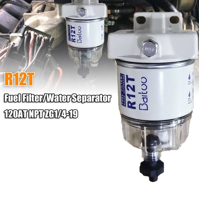 3X R12T Fuel/Water Separator Filter For Marine & Automotive Engines | 40R 120AT S3240 Replacement