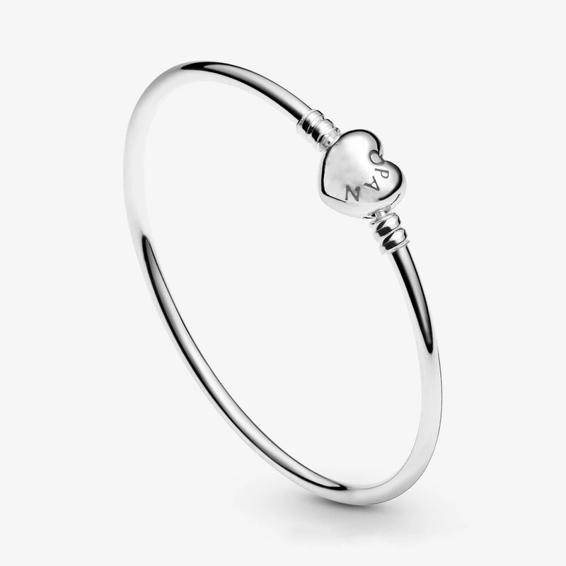 Pulsera de corazón de amor para mujer, cadena de hueso de serpiente, gemelos con forma de corazón brillante, joyería artesanal para mujer, accesorio