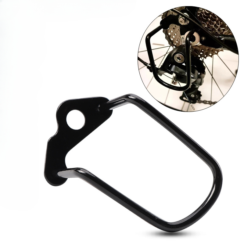 Cykelbeskyttelsesudstyr justerbar stål cykel baggear derailleur kædebeskytter til mountainbike udstyr 1pc