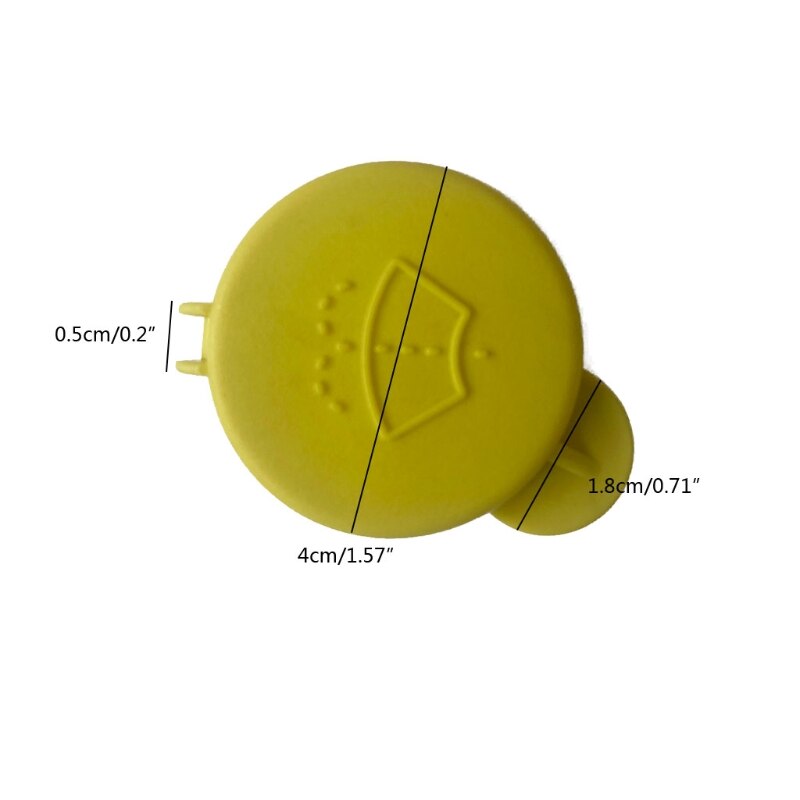 Windshield Wiper Washer Fluid Reservoir Cover Water Tank Bottle Lid Cap for Fiesta MK5 MK6, 1488251