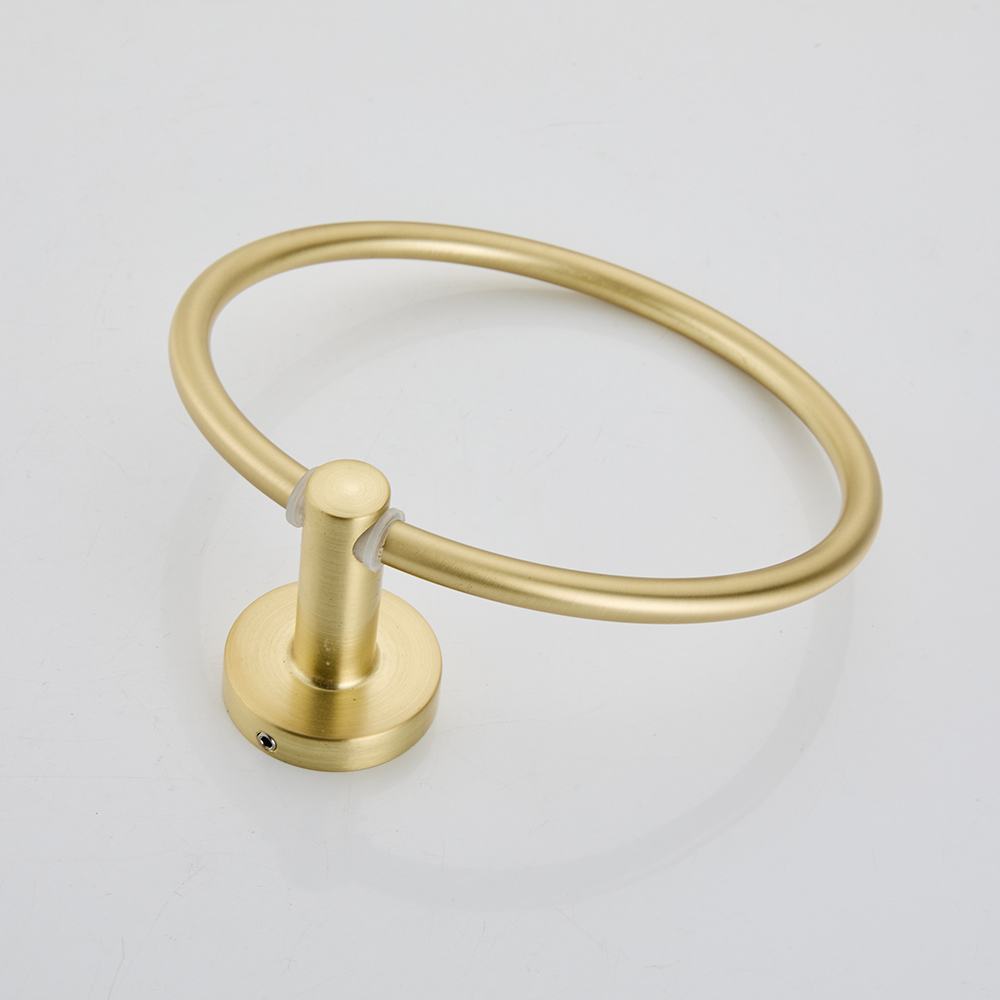 Gancho de anillo para toalla de baño, accesorios de Hardware, soporte de almacenamiento, soporte para toalla de mano de acero inoxidable 304, colgador de toalla redondo moderno