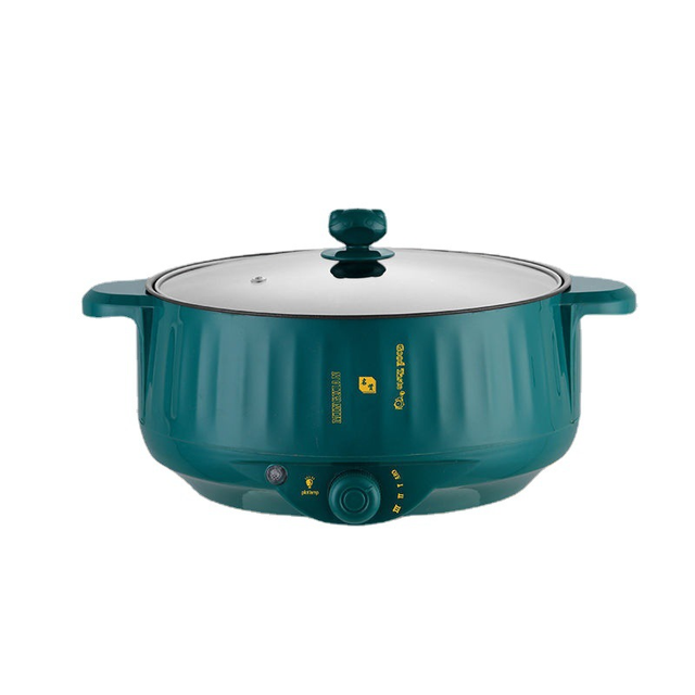 Olla arrocera eléctrica multifuncional, utensilios de cocina antiadherentes, olla para sopa, MultiCooker, electrodomésticos de cocina, 1,7/3.2L: Verde