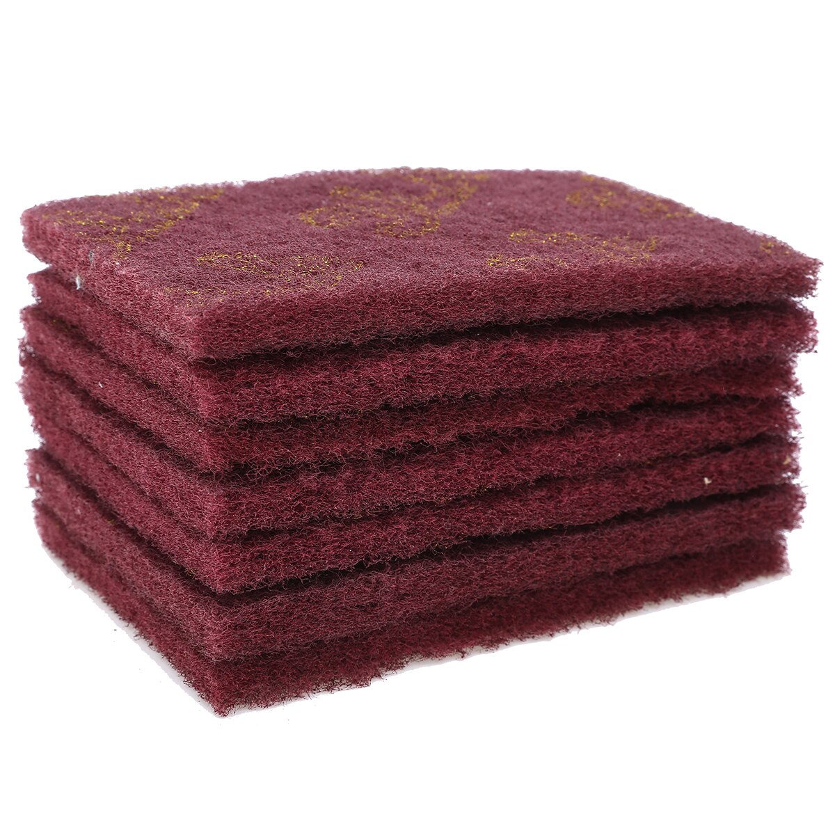 20Pcs Grey/Red Abrasive Finishing Fine Scouring Hand Pads Sanding Grinding Hand Pad For Industry Kitchen Cleaning Tool