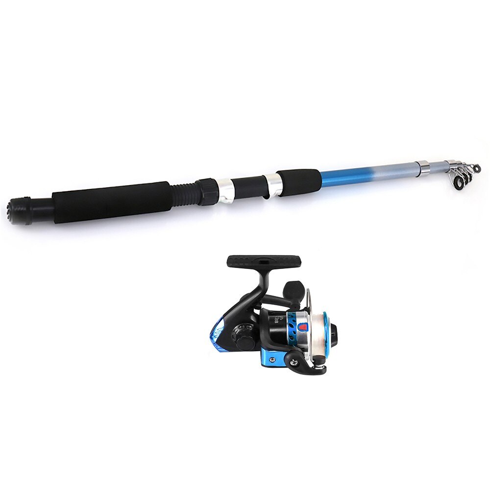 Fishing Reel Rod Combo Set Fishing Pole Spinning Reel Set with Fishing Accessories