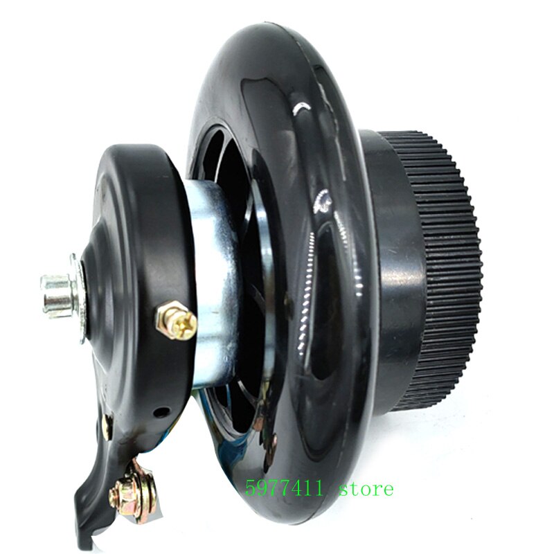 Neumático de poliuretano para patinete eléctrico, rueda delantera o trasera sólida de 6 "y 140mm, con kit de freno de tambor, adecuado para patinete eléctrico pequeño
