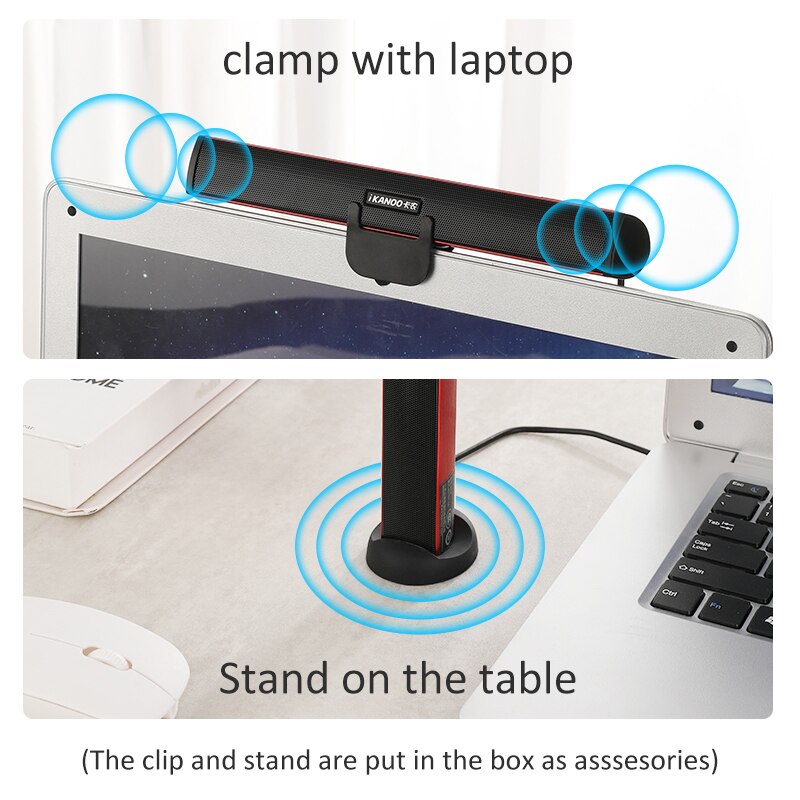 Laptop Speaker USB Wired With Subwoofer Sound Box For Computer Steoreo Lounderspeaker Driver Free Dual Channels