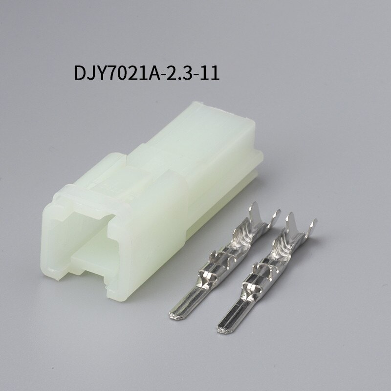 200 Sets 2 Pin Electronic Female Male Automotive Connector Auto Household Connector Crimp Terminal Connector