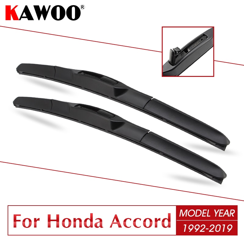 Kawoo Auto Wisser Voor Honda Accord 8 5 6 7 9 10 Auto Windcreen Wisserbladen 2003 2007 Tot Jaar Fit Voor Haak Arm