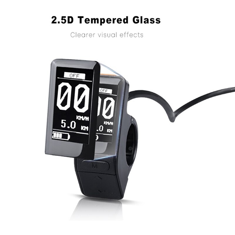 Electric Bicycle Display Screen SW102 LCD Mini Waterproof Speed Controller for Bafang Bbs01 Bbs02 Bbshd Mid Motor