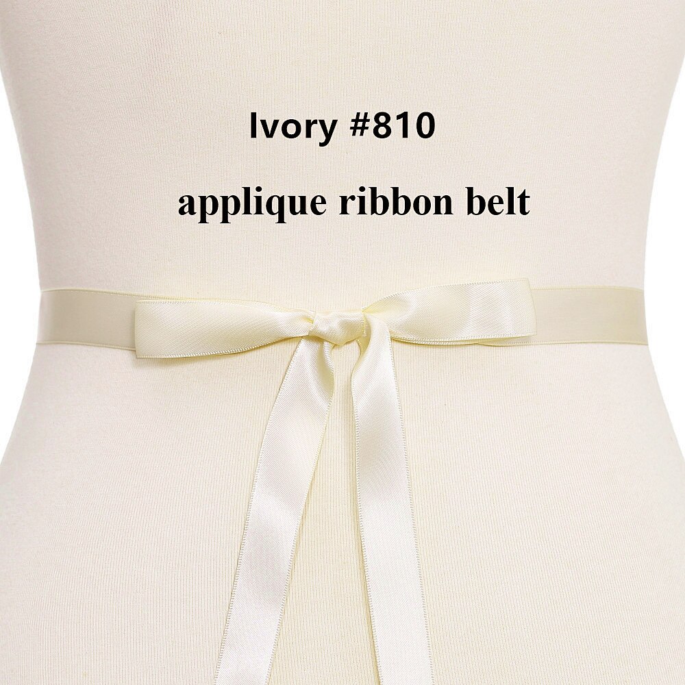 (1PC)Rhinestone Bridal belt wedding with crystal diamond wedding dress accessories belt sash for wedding dress WDD1053: ivory