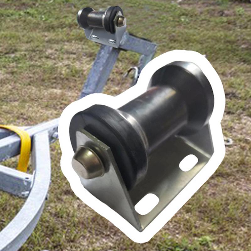 Galvanized Steel Boat Trailer Rollers Keel Roller Assembly Kit Stationary Keel Roller Assembly Trailer Boat Accessories