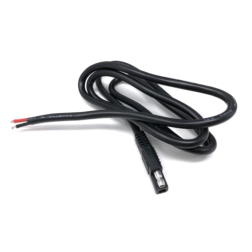 Zware 14AWG 130 Cm 2 Pin Sae Connector Batterij Oplader Quick Disconnect Sae Verlengsnoer Voor Motorfiets Auto Tractor