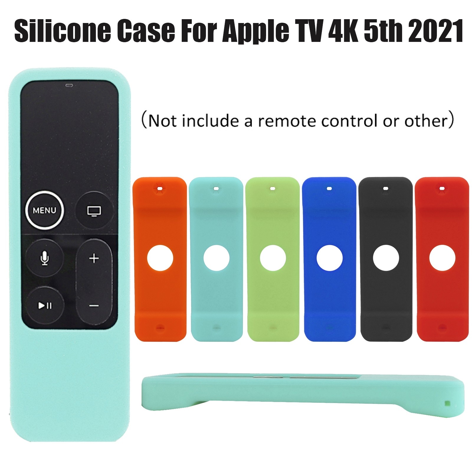 Silicone Remote Case Voor Apple Tv 4K 5th 21 Afstandsbediening Schokbestendig Beschermende Shell Vervanging Remote Case Cover