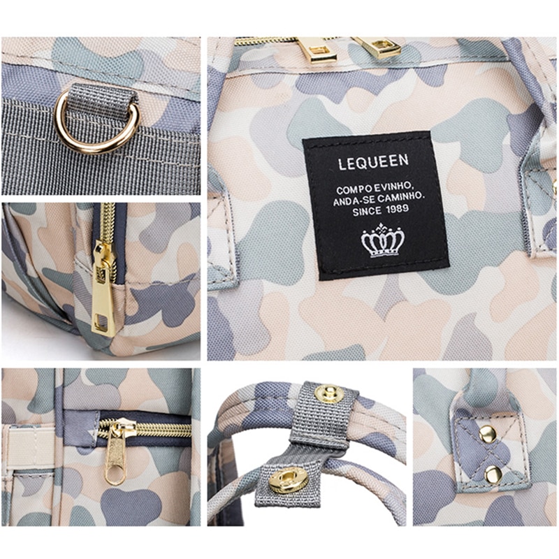 Camouflage Sacchetto Del Pannolino Del Bambino Mummia Maternità Sacchetto per il Bambino Pannolino Borse di Grande Capacità Degli Uomini Stampati Sacchetti di Cura Del Bambino di Cura
