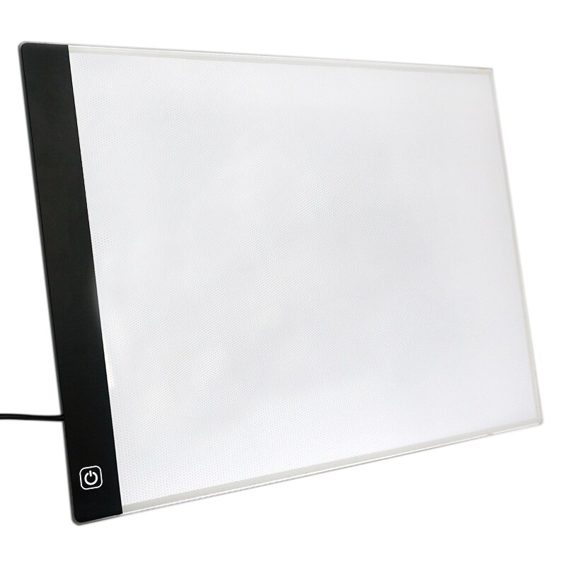 -Led Verlichte Tekentafel Ultra A4 Tekentafel Tablet Licht Pad Schetsboek Leeg Canvas Voor Schilderij Acryl aquarel