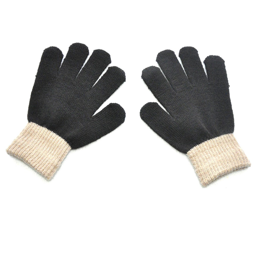 Baby Gloves Winter Boys Girls Knitted Gloves Warm Rope Full Finger Mittens Gloves For Kids Children Toddler 19Oct