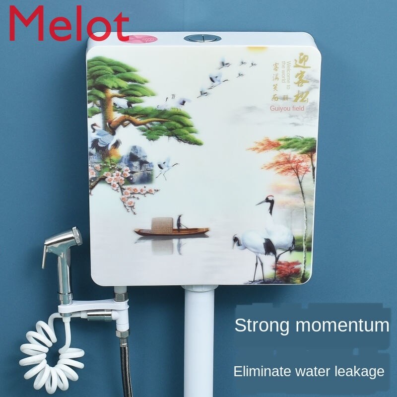 Toilet Flushing Cistern Toilet Household Squatting Pan Water Tank Water Storage Toilet Water Tank Toilet Large Flush