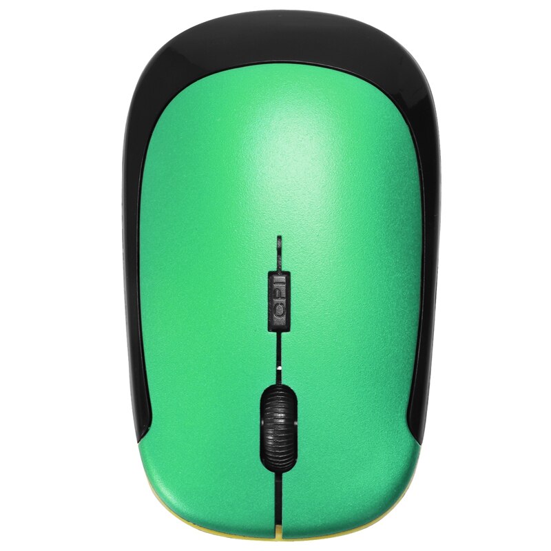 Ultra-Slim Mini USB Wireless Optical Wheel Mouse Mice for All Laptop HP Dell(red)