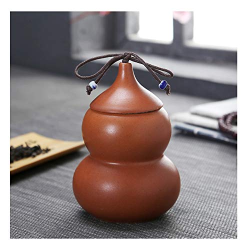 Funeral Urn Cremation Urns Burial Urns at Home for A Small Amount Human Ashes Gourd: Auburn