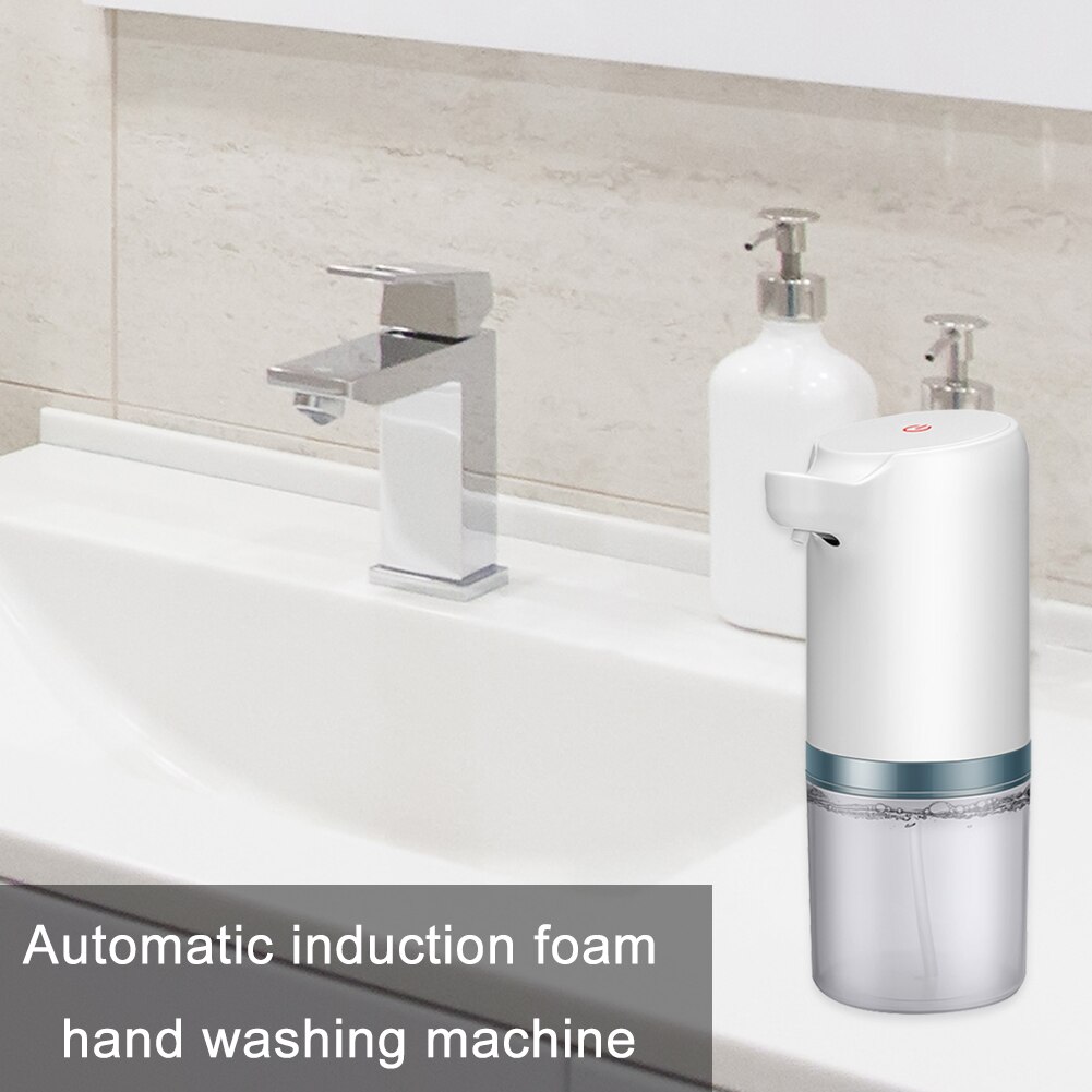 400ml Touchless Automatic Soap Dispenser USB Charging Smart Infrared Sensor Foam Soap Dispenser Hand Sanitizer Container