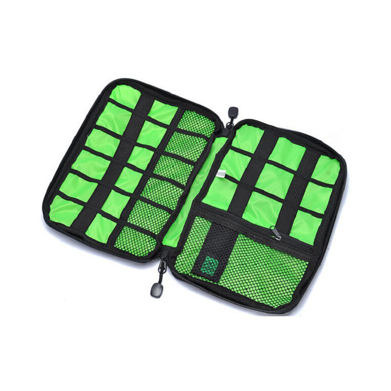 Electronic Accessories Travel Bag Nylon Mens Travel Organizer For Date Line SD Card USB Cable Digital Device Bag