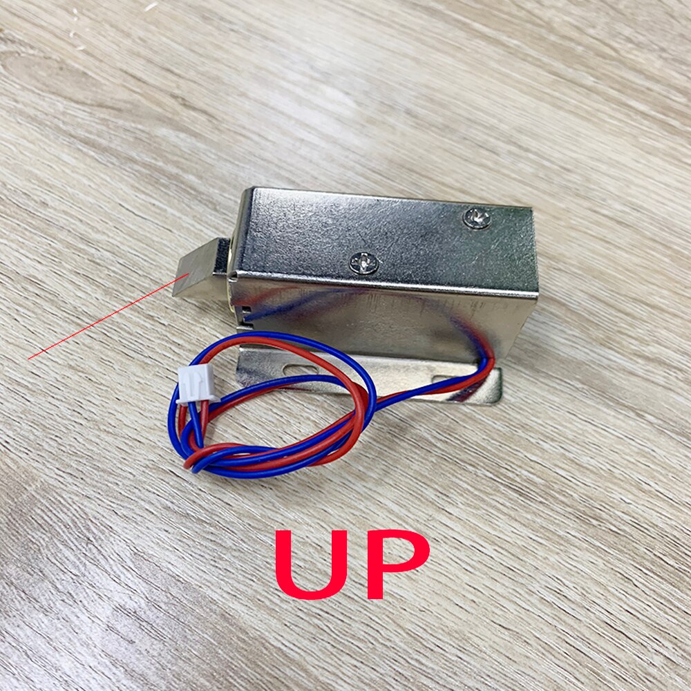 Electronic Door Lock Catch Door Gate 12V 0.4A Release Assembly Solenoid Access Control Lock: 12V 0.4A UP