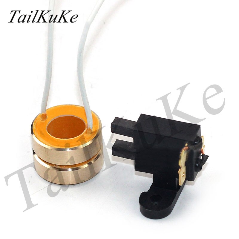 Cotton candy machine accessories 2 way carbon brush type conductive slip ring bakelite carbon brush holder 220V380V collector ri